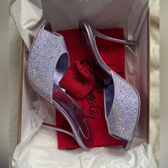 Christian Louboutin Me Dolly Strass 100 - Picture 3 of 9